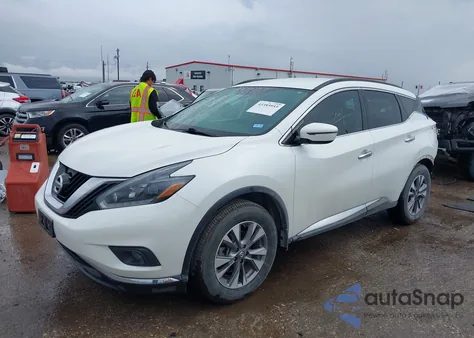 2017 Nissan Murano Sv z USA, uszkodzony, nr VIN 5N1AZ2MG7HN185543